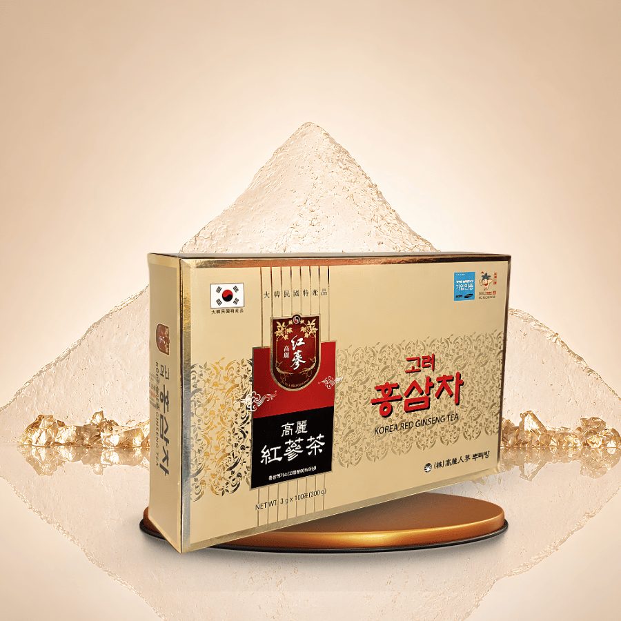 TRÀ HỒNG SÂM BULEEBANG HÀN QUỐC HỘP 100 GÓI X 3G