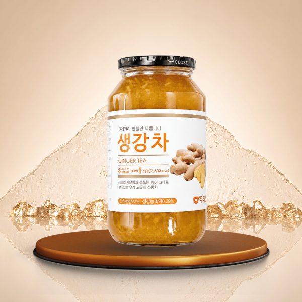 MẬT ONG GỪNG HÀN QUỐC DOORAEONE 1KG – DẠNG MỨT PHA TRÀ, GỪNG THƠM CAY NHẸ