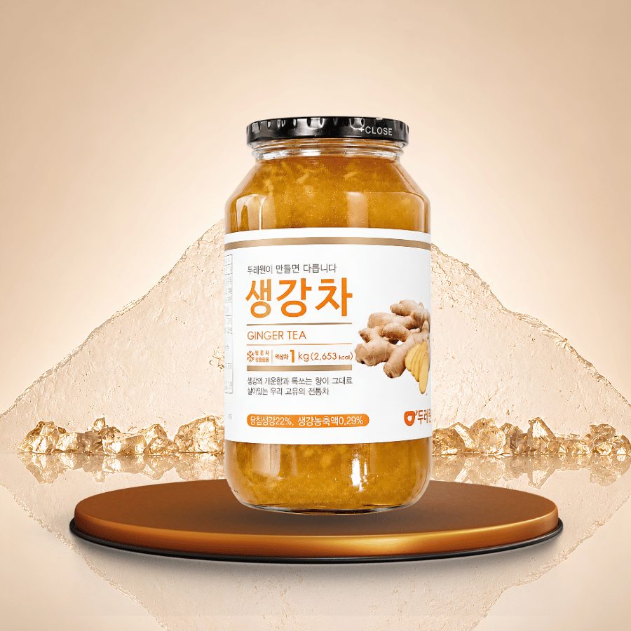 MẬT ONG GỪNG HÀN QUỐC DOORAEONE 1KG – DẠNG MỨT PHA TRÀ, GỪNG THƠM CAY NHẸ