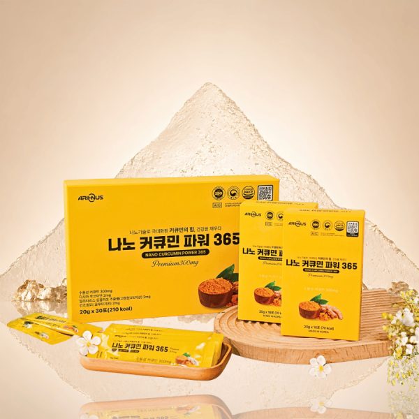 NANO CURCUMIN POWER 365 HÀN QUỐC – HỘP 30 GÓI / 60 GÓI