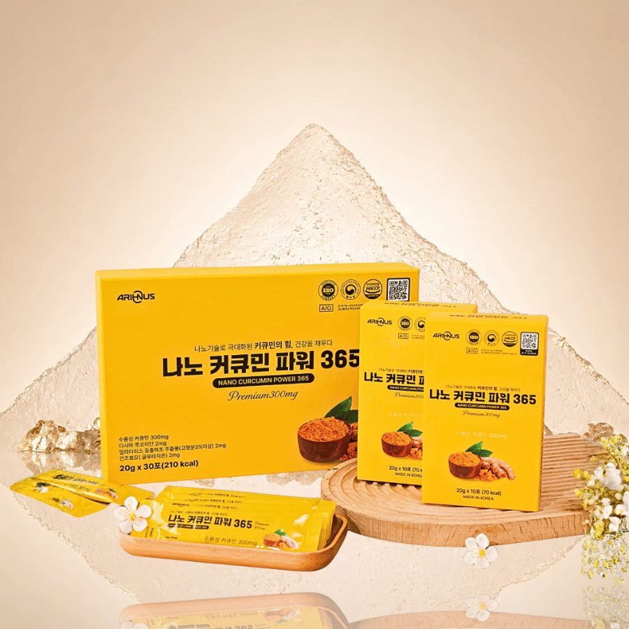 NANO CURCUMIN POWER 365 HÀN QUỐC – HỘP 30 GÓI / 60 GÓI