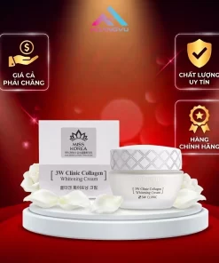 Kem dưỡng trắng da 3W Clinic 60g (màu trắng) – Dưỡng sáng, mờ thâm nám, đều màu da