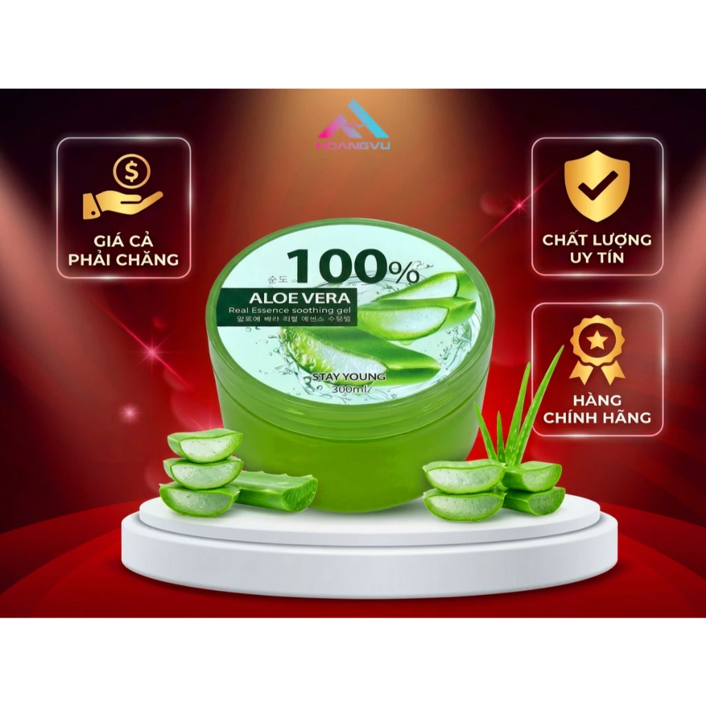 Gel Lô Hội StayYoung 300ml – Dưỡng Ẩm & Làm Dịu Da Tự Nhiên