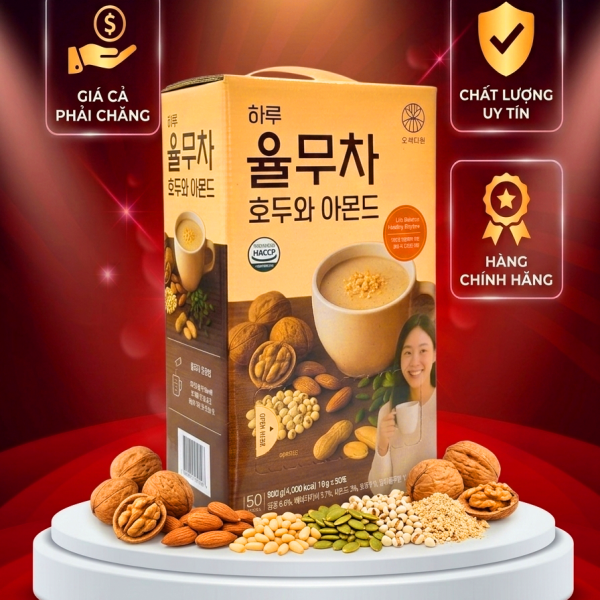 NGŨ CỐC ÓC CHÓ – HẠNH NHÂN SHINWOO HÀN QUỐC 50 GÓI