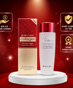 Nước hoa hồng 3W Clinic 150ml (màu đỏ)– Dưỡng trắng da, cấp ẩm và se khít lỗ chân lông hiệu quả