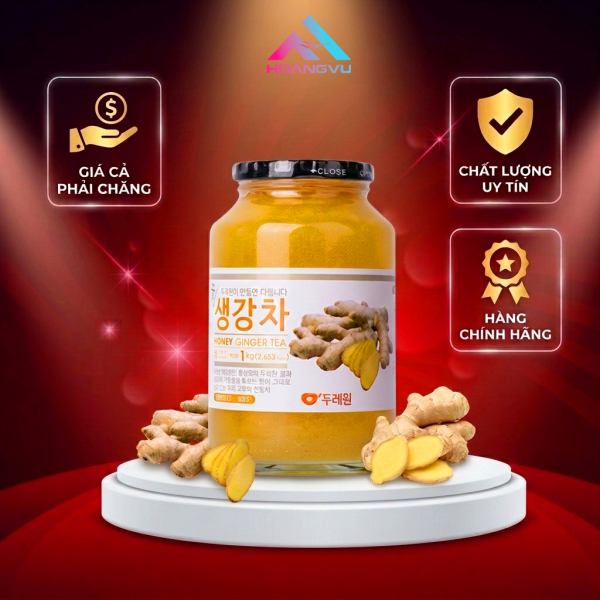 MỨT TRÀ GỪNG MẬT ONG HONEY GINGER TEA DOORAEWON 1KG